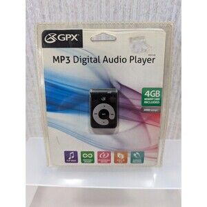 GPX 4gb MP3 Digital Audio Player NOS